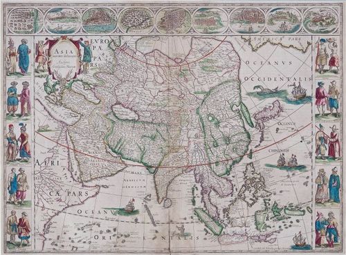 E34 - Asia Noviter Delineata 1635