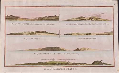 Topography of Sandwich Islands