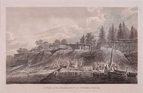 A View of the Habitations in Nootka Sound