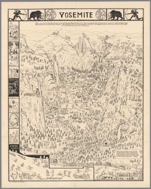 1931 Jo Mora Yosemite