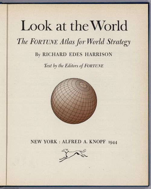 Look At The World - 1944 - Richard Edes Harrison - 005