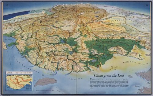 China From The East  - 1944 - Richard Edes Harrison - 026