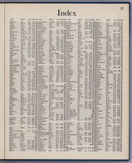 List Of Maps - 1944 - Richard Edes Harrison - 036