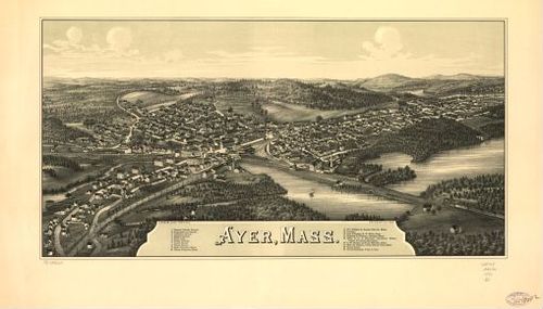 E70 - Ayer Massachusetts by Lucien R Burleigh in 1886