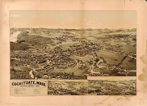 E70 - Cochituate Massachusetts and North Natick by George E Norris in 1887