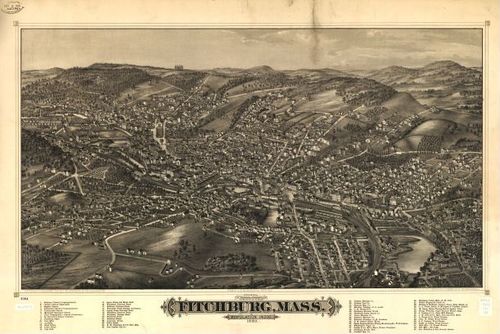 E70 - Fitchburg Massachusetts by Lucien R Burleigh in 1882