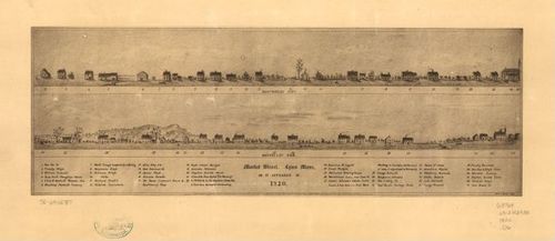 E70 - Market Street Lynn Massachusetts as it appeared in 1820