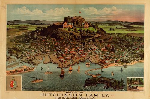 E70 - Home of the Hutchinson Family High Rock Lynn Massachusetts USA - 1881