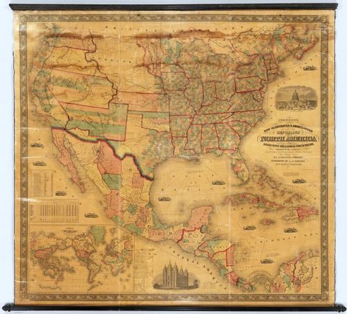 E73 - Republics Of North America - AJ Johnson - 1859