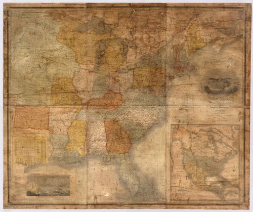 E73 - Map Of The United States - Anthony Finley - 1833