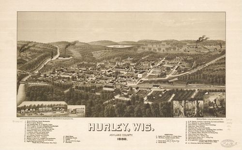 E78 - Hurley Wisconsin Ashland County - Beck and Pauli - 1886