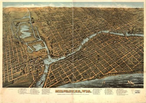 E78 - Milwaukee Wisconsin - Howard Heston Bailey - 1872