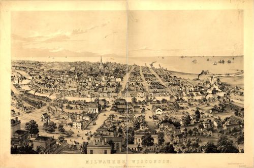 E78 - Milwaukee Wisconsin - David William Moody - 1854