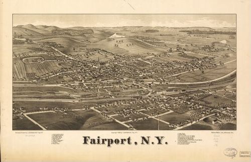 E79 - Fairport NY - Lucien R Burleigh - 1885
