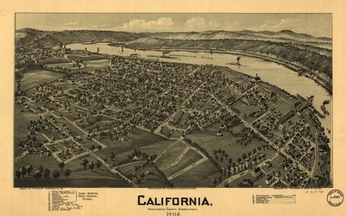 E80 - California Washington County Pennsylvania 1902