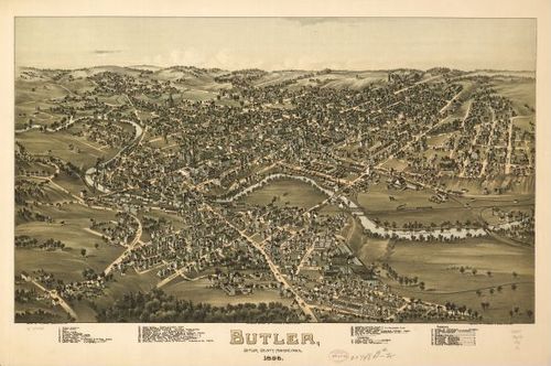 E80 - Butler Butler County Pennsylvania - 1896