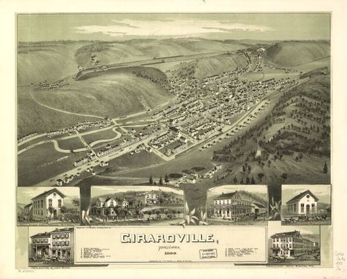 E80 - Girardville Pennsylvania - 1889