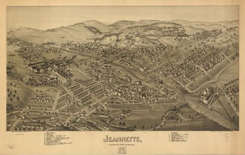 E80 - Jeannette Westmoreland County Pennsylvania - 1897
