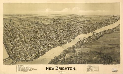 E80 - New Brighton Pennsylvania - 1901