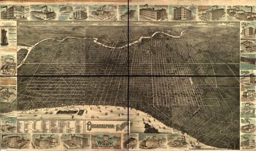 E80 - Map Philadelphia - 1886
