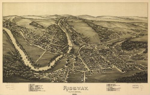 E80 - Ridgway Elk County Pennsylvania - 1895