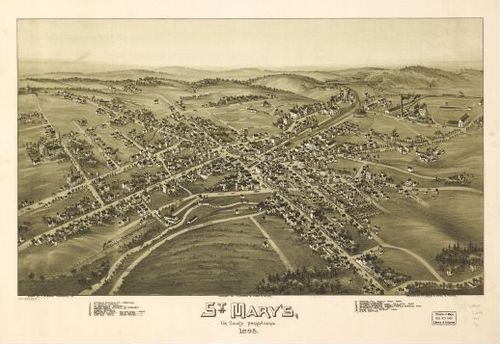E80 - St  Marys Elk County Pennsylvania - 1895