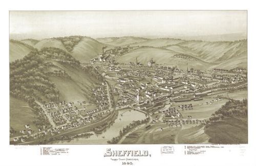 E80 - Sheffield Warren County Pennsylvania - 1895