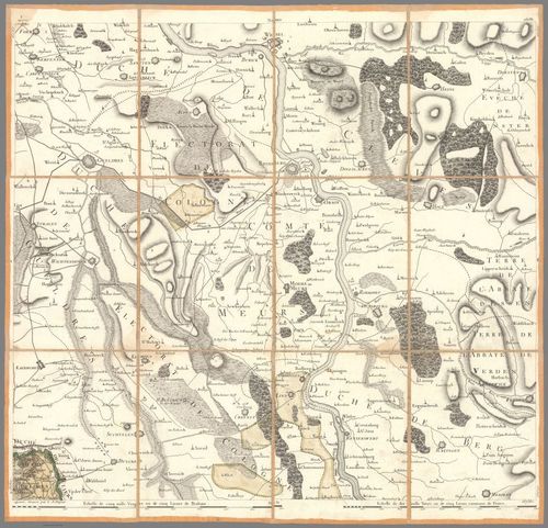 E85 - No. 5. Carte chorographique des Pays-bas autrichiens