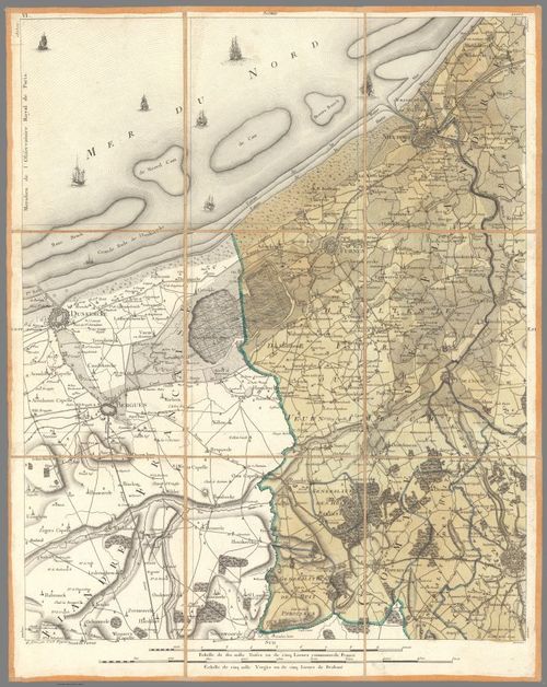 E85 - No. 6. Carte chorographique des Pays-bas autrichiens