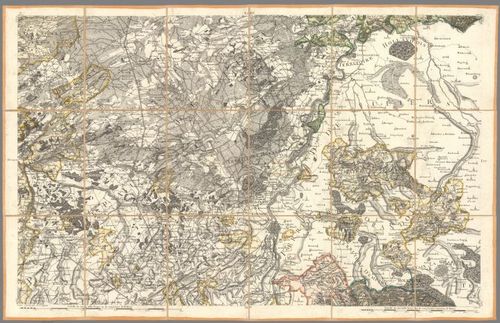 E85 -No. 9. Carte chorographique des Pays-bas autrichiens