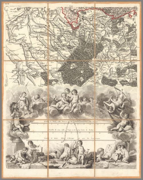 E85 -No. 17. Carte chorographique des Pays-bas autrichiens