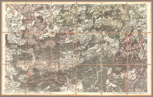 E85 - No. 18. Carte chorographique des Pays-bas autrichiens