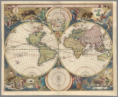 E86 - Novissima Totius Terrarum Orbis Tabula, Auctore Nicolao Visscher