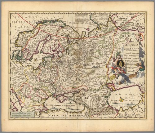 E86 - Moscoviae seu Russiae Magnae Generalis Tabula