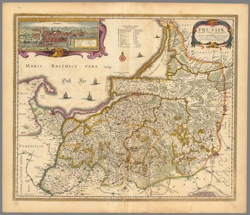 E86 - Tabula Prussiae eximia cura conscripta
