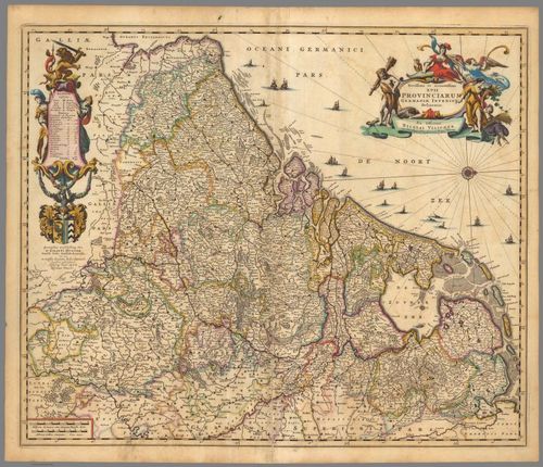 E86 - Novissima et accuratissima XVII provinciarum Germaniae Inferioris delineatio