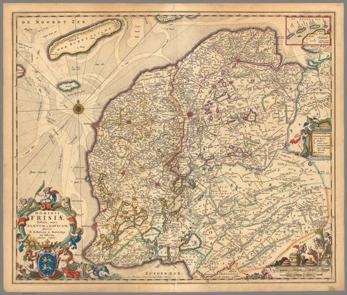 E86 - Dominii Frisiae Tabula, inter Flevum et Lavicum