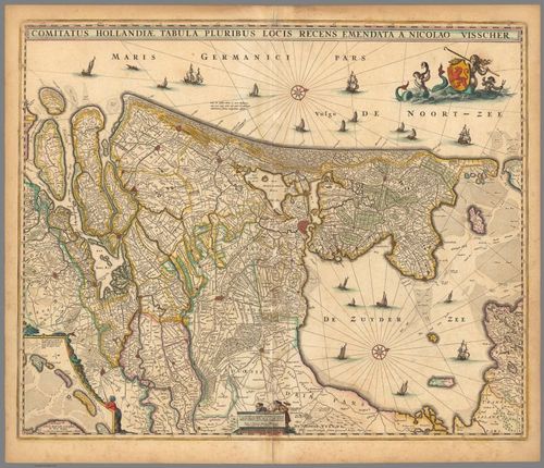E86 - Comitatus Hollandiae tabula