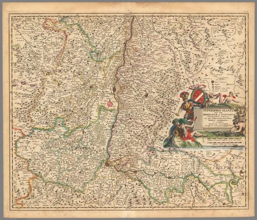 E86.77 - Superioris Alsatiae nec non Brisigaviae et Suntgaviae Geographica Tabula