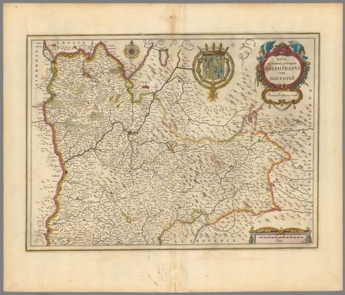 E86.91 - Nova et accurata Descriptio Delphinatus vulgo Dauphine