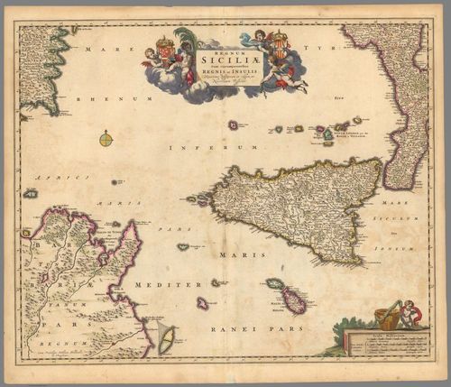E86.107 - Regnum Siciliae Cum circumiacentibus Regnis et Insulis