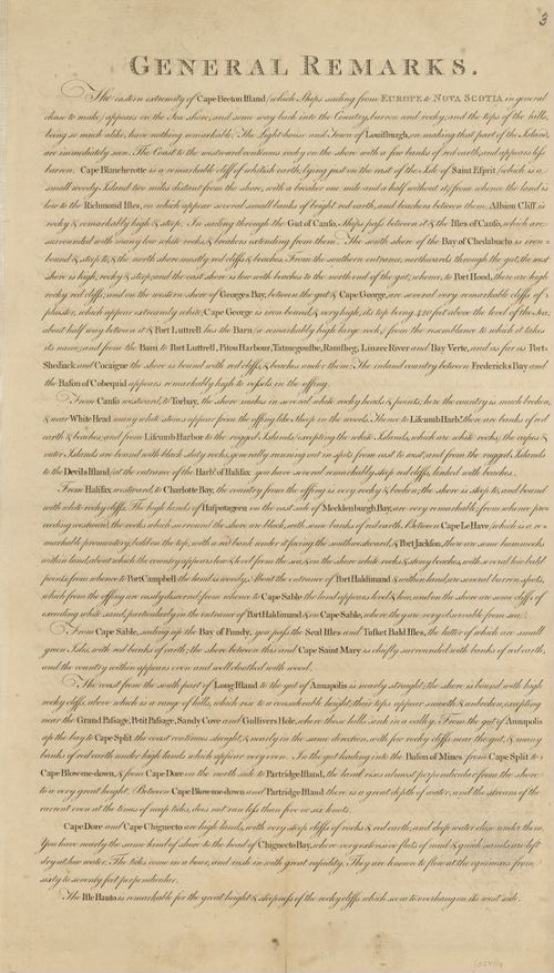 E89 - The Atlantic Neptune General Remarks