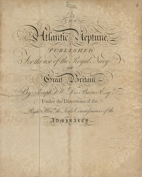 E89 - The Atlantic Neptune Published for the Use of the Royal Navy of Great Britain