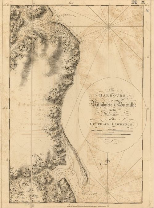 E89 - The Harbours of Rishibucto and Buctush on the West Shore of the Guph of St Lawrence