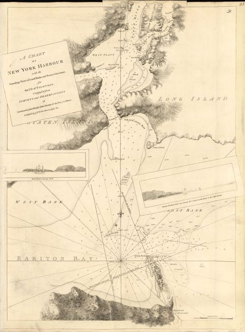 E89 - A Chart of New York Harbour