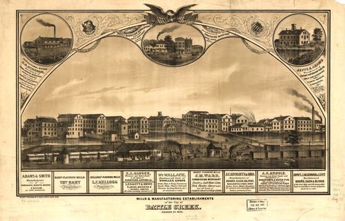 E94 - Mills and manufacturing establishments of the city of Battle Creek Calhoun Co Michigan