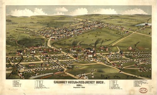 E94 - Calumet Hecla and Red Jacket Michigan - 1881