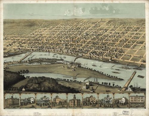 E94 - Saginaw City Michigan - 1867