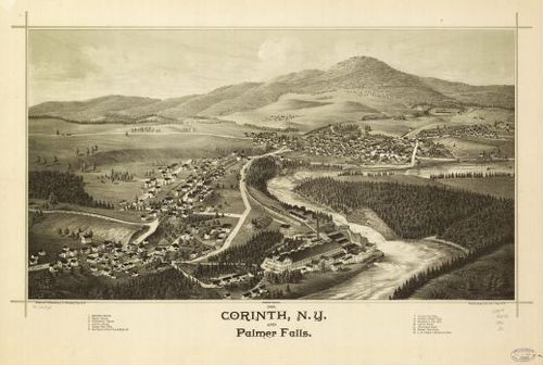 E95 - Corinth New York and Palmer Falls - 1888