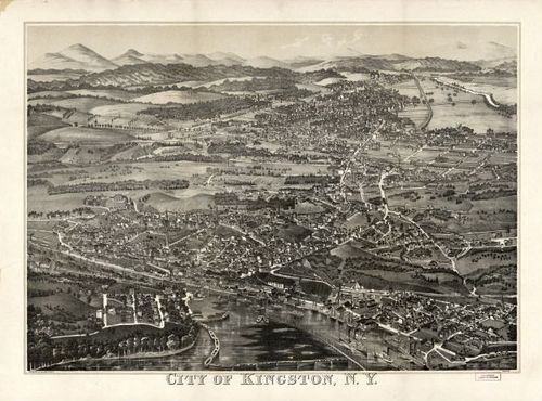 E95 - City of Kingston New York - 1875